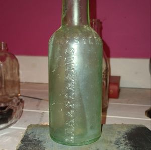 VINTAGE glass bottles
